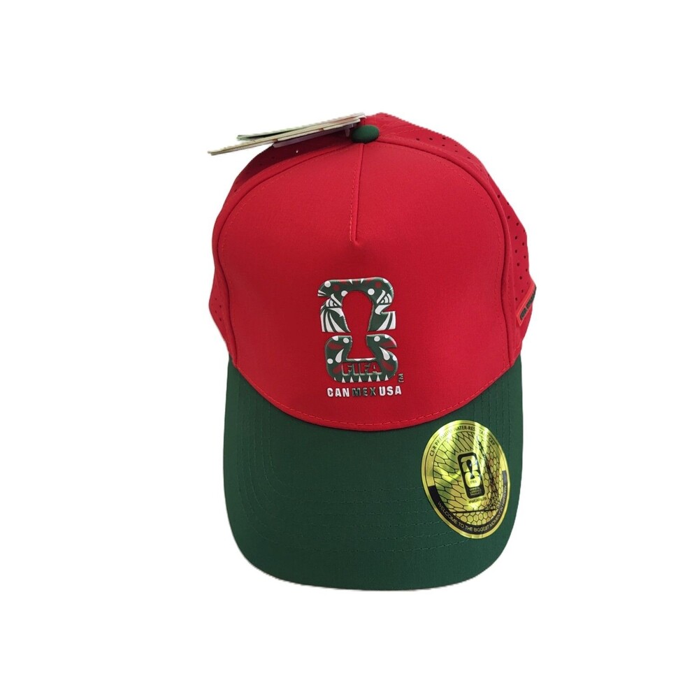 Official FIFA World Cup 2026 CAN MEX USA Water Resistant Snapback Hat White NWT